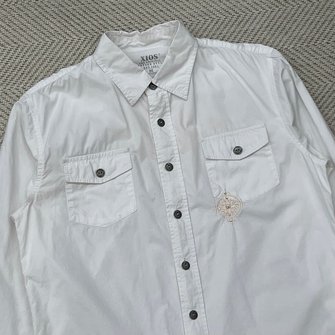 Xios 자수 웨스턴 셔츠 r2332 상품이미지3