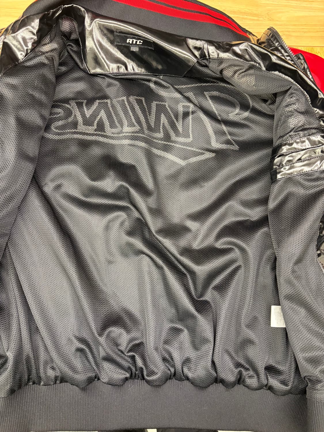 [L] LG 트윈스 atc 유광 야구 점퍼 상품이미지10