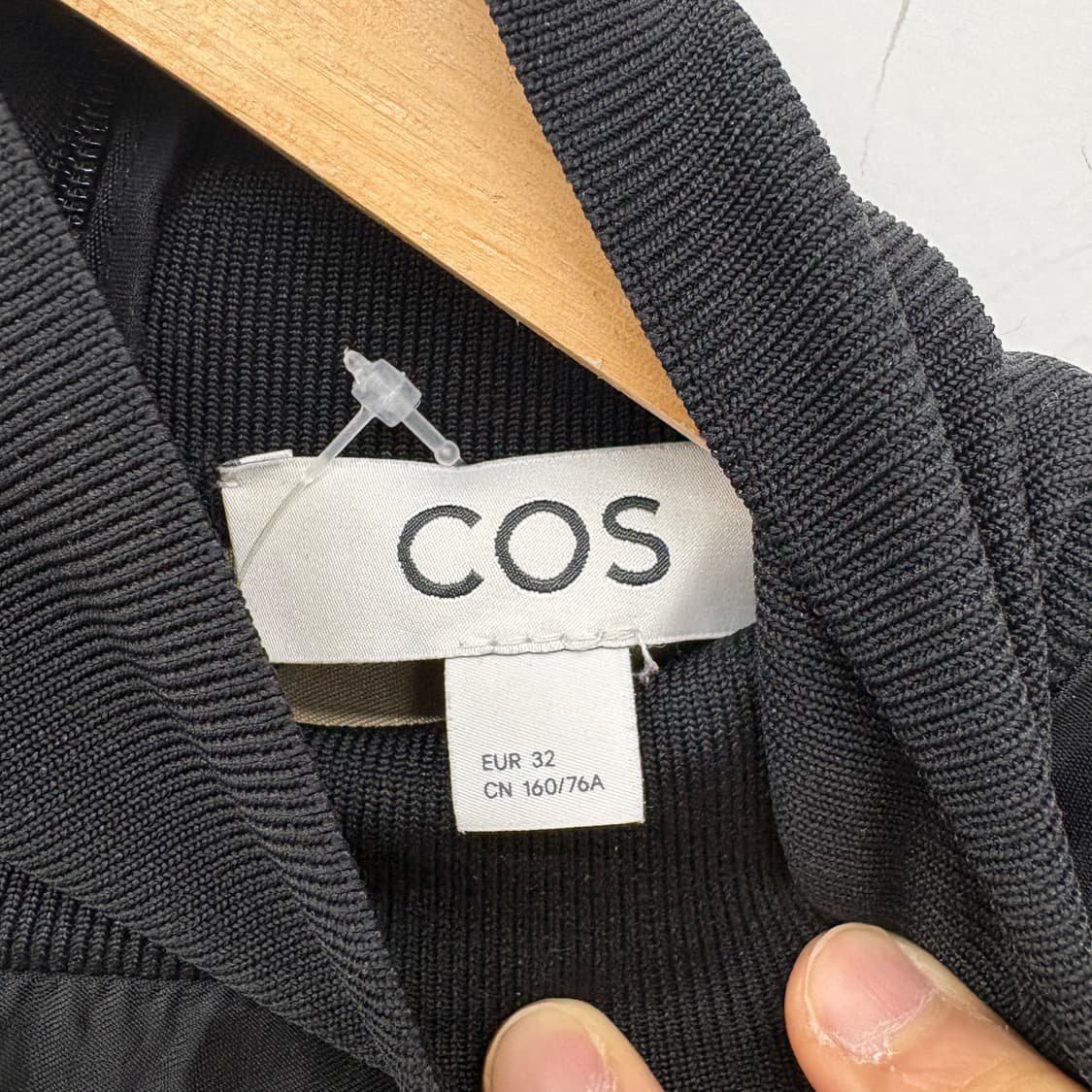 COS 블랙 롱 터틀넥 원피스 여성 S 상품이미지3