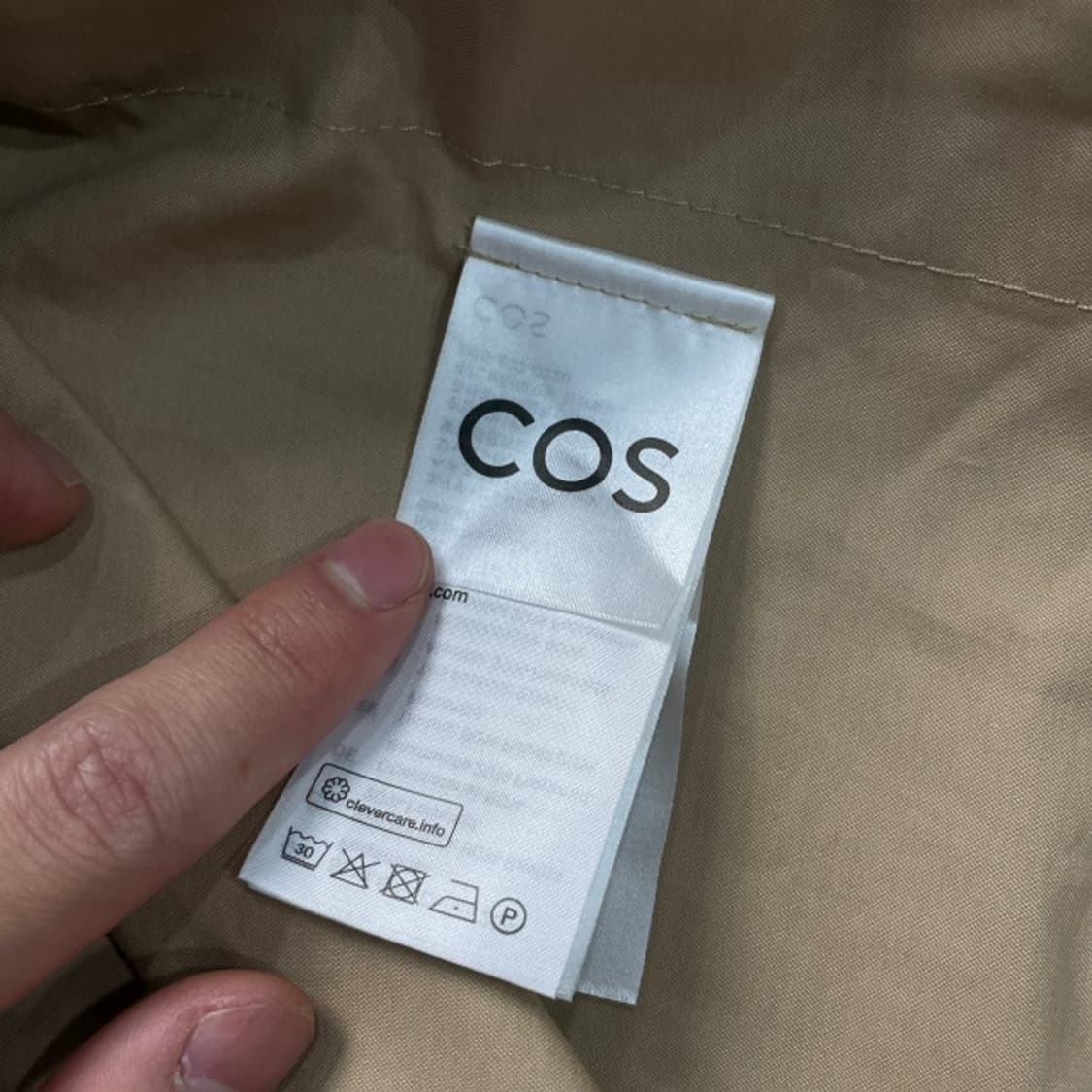 COS 코스 크롭 트렌치 코트 상품이미지4