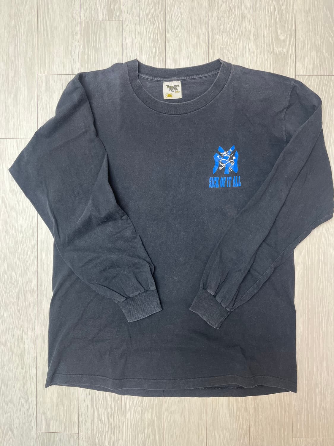 빈티지 밴드티셔츠 sick of it all 1995 롱슬리브 상품이미지1