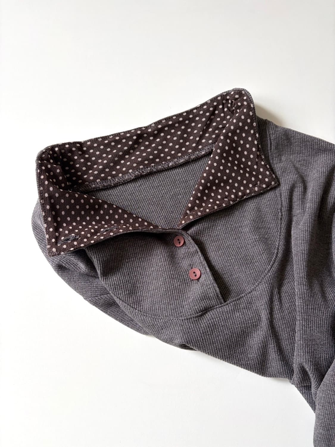 dot point rib top 상품이미지8