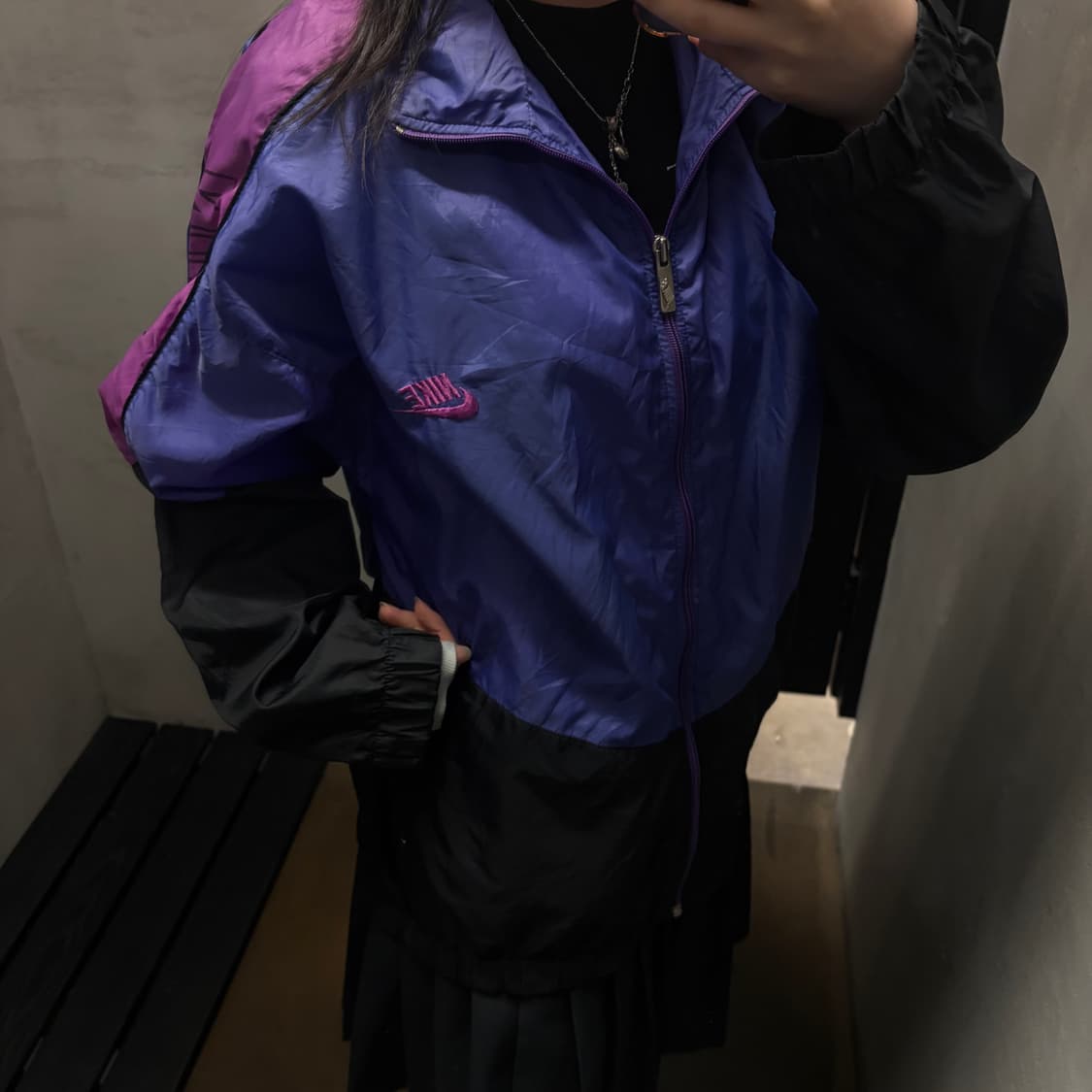 나이키 90s 올드스쿨 빈티지 레트로 아노락 윈드브레이커 바람막이 상품이미지1