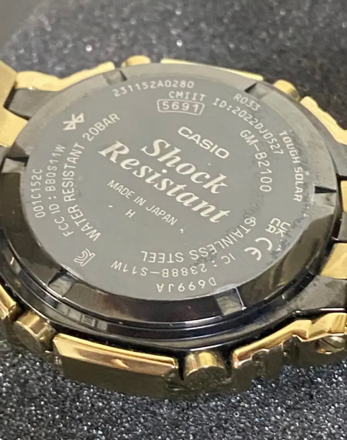 [정품] 카시오 G-SHOCK 풀메탈 골드 로얄오크 시계 상품이미지3