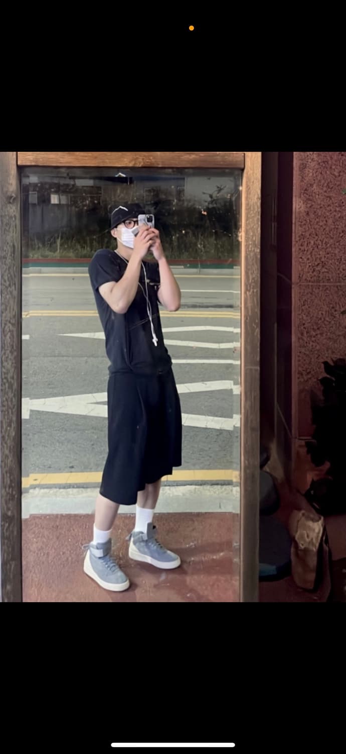 급처) 어콜드월 하이탑 투톤 스니커즈 260-260 상품이미지3