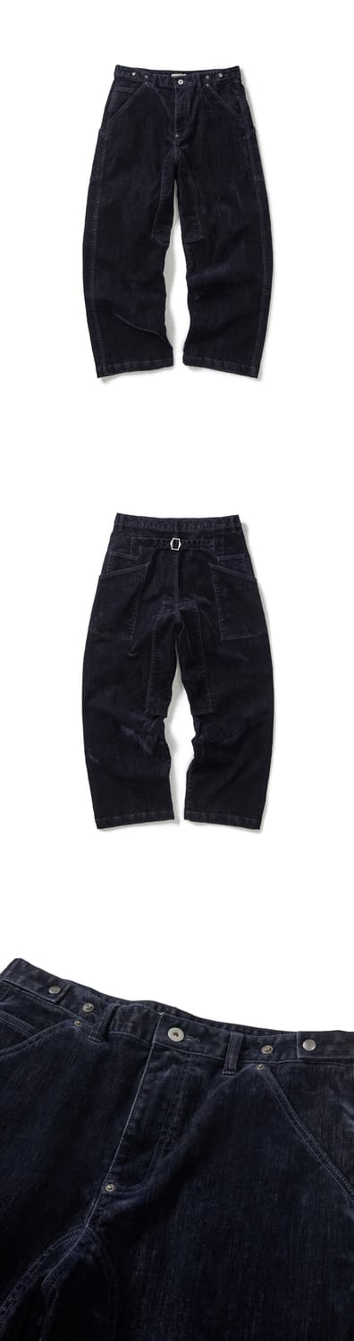 카락터 벨벳데님 다크 네이비 00 사이즈 상품이미지8