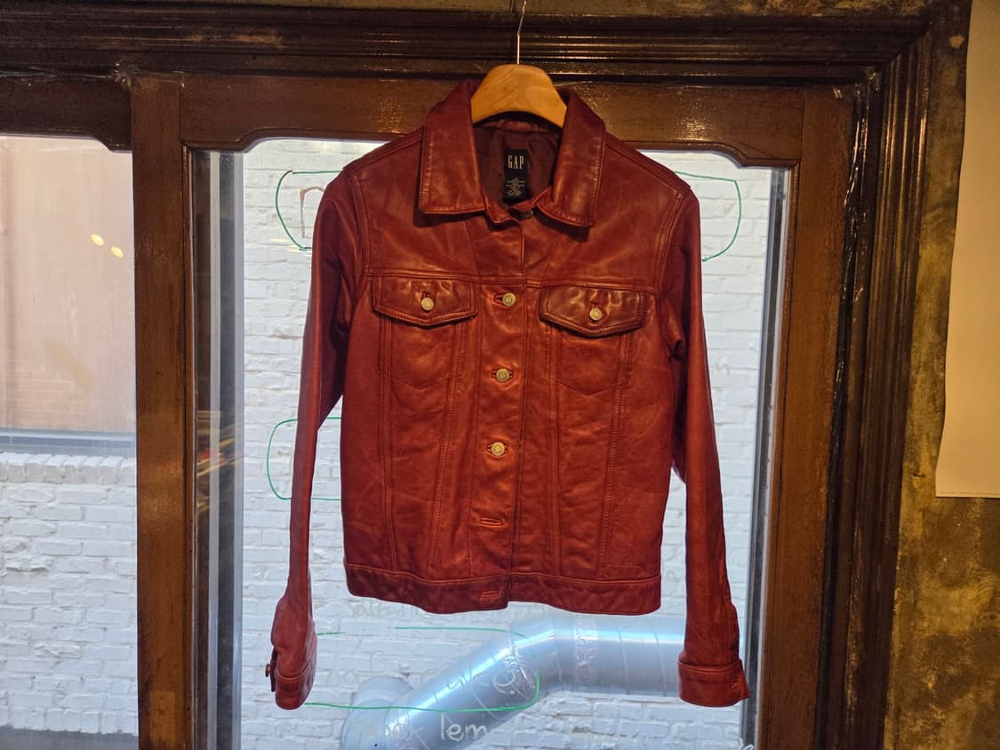 90'S 올드갭 레더자켓 상품이미지9