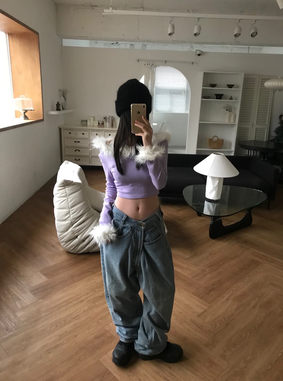 vintage fur corp knit 상품이미지2