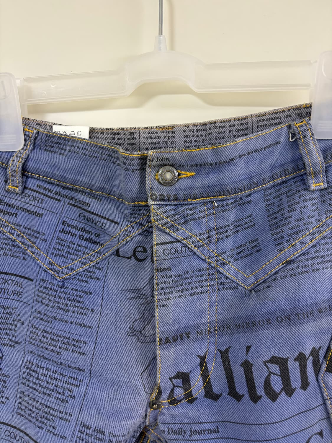 JohnGallianoSS2006 Gazette Denim Pants 상품이미지3