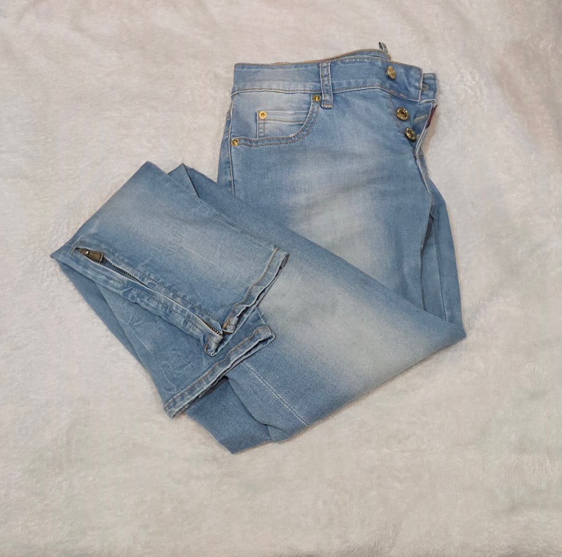 DSQUARED 디스퀘어드 밑단 지퍼 스키니진 데님 팬츠 상품이미지4