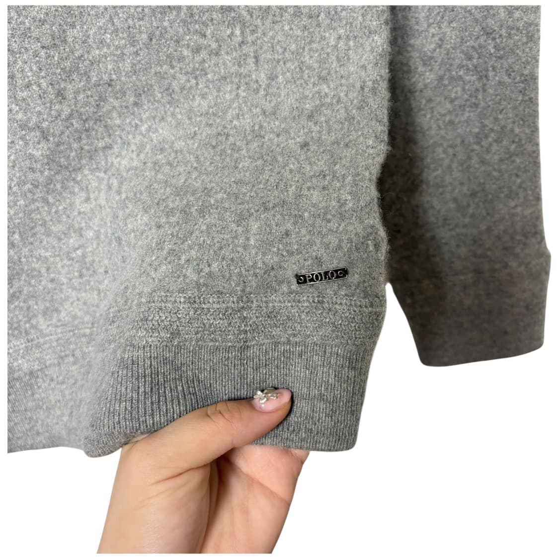 3762 폴로 랄프로렌 그레이 울 니트 상품이미지2