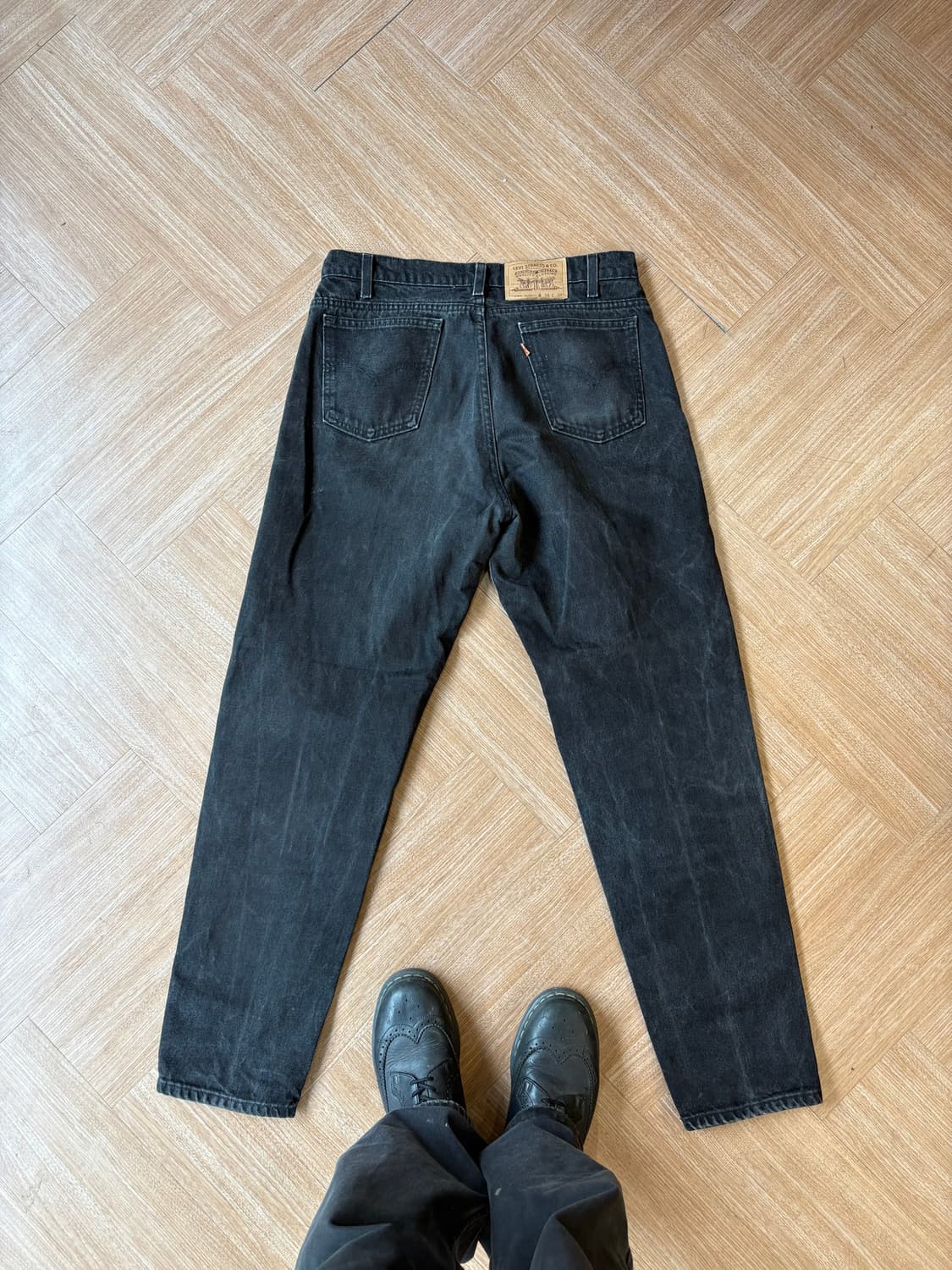 90s Levis 550 Orange Tab Black 상품이미지5