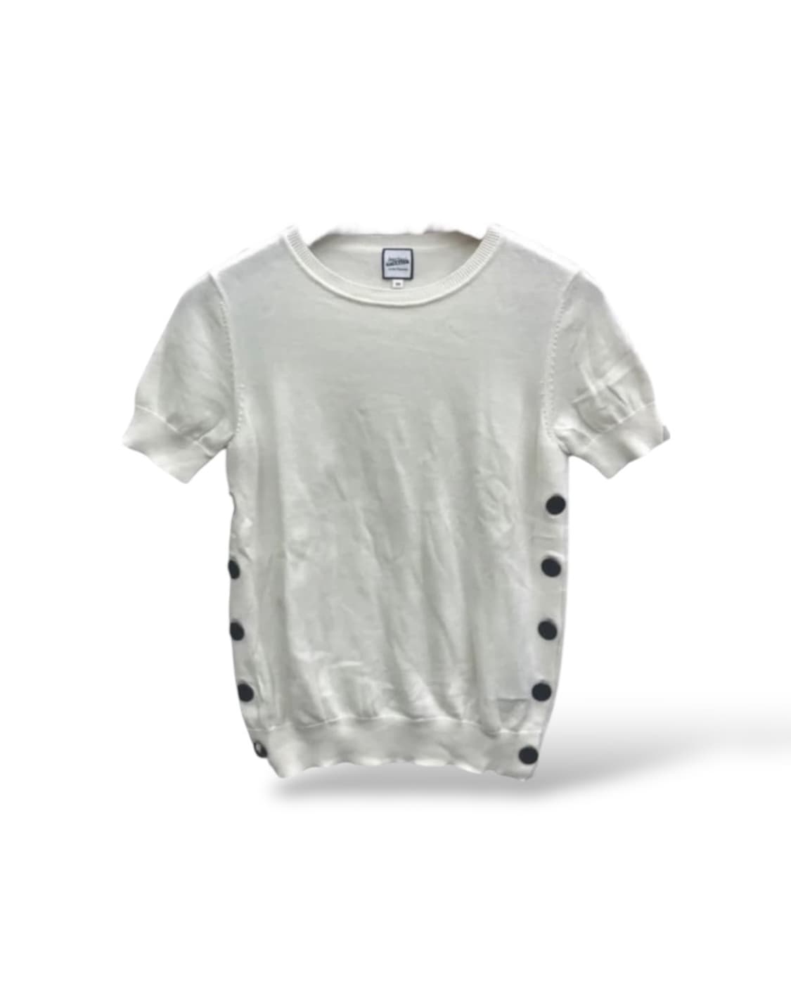 장폴고티에 사이드 버튼 반팔 니트 상품이미지1