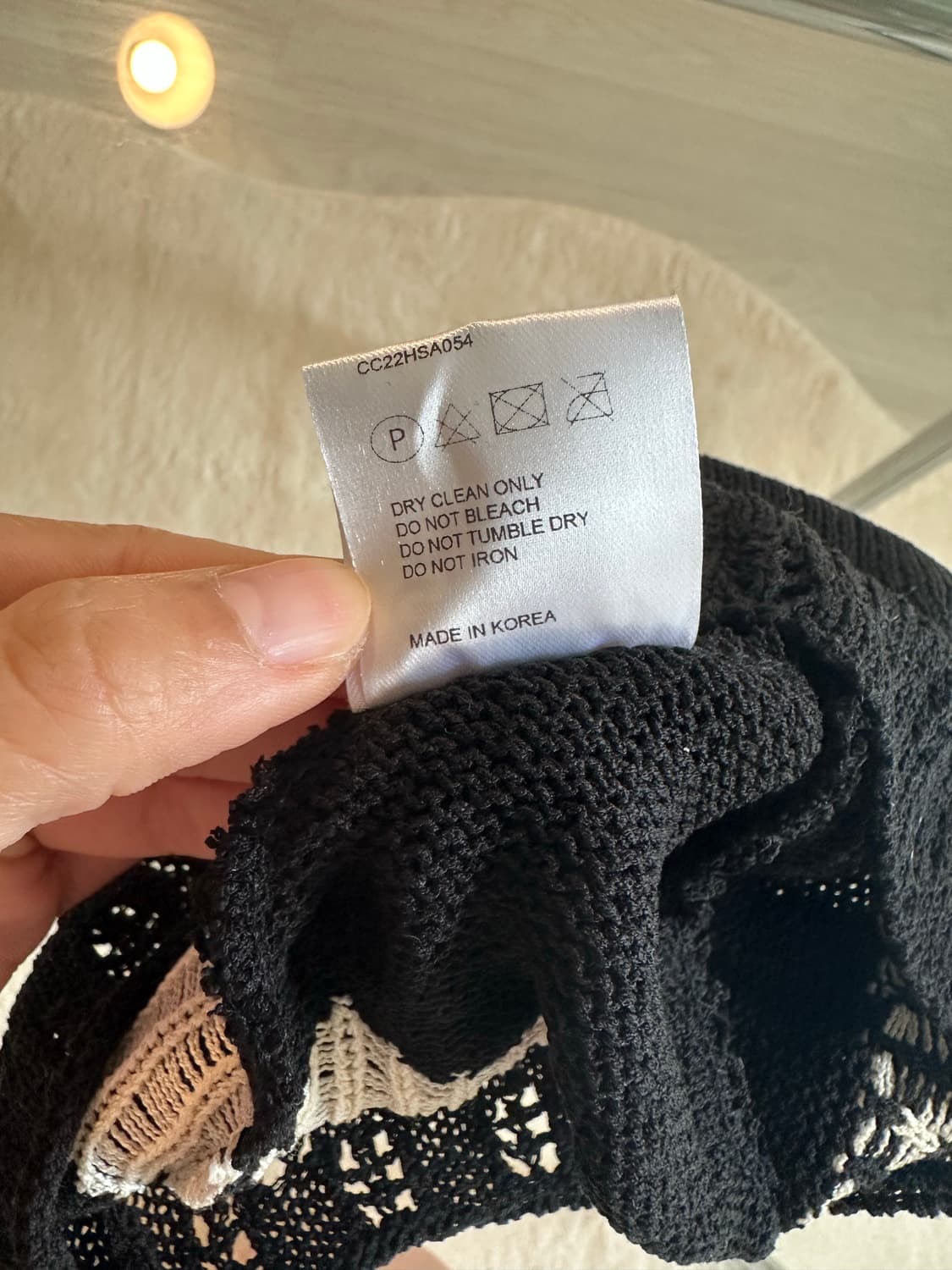 세릭 JACQUARD KNIT BEANIE / BLACK 상품이미지6