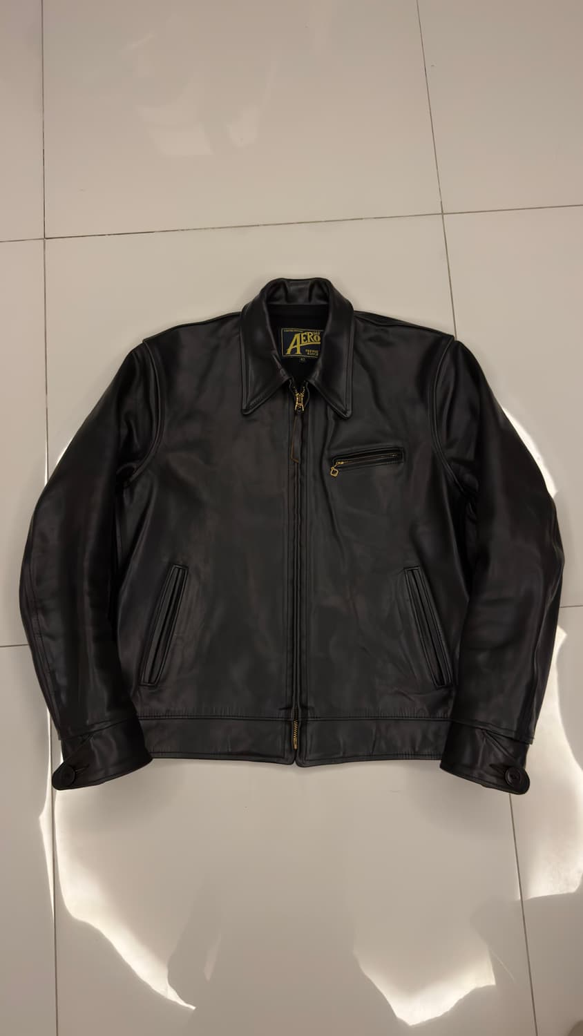 에어로레더 프리미어 하이웨이맨 말가죽 자켓 상품이미지1