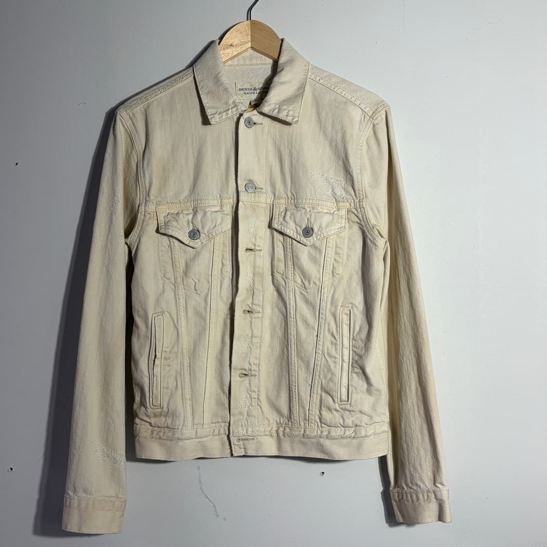 폴로 랄프로렌 데님 앤 서플라이 베이지 데님 자켓 상품이미지1
