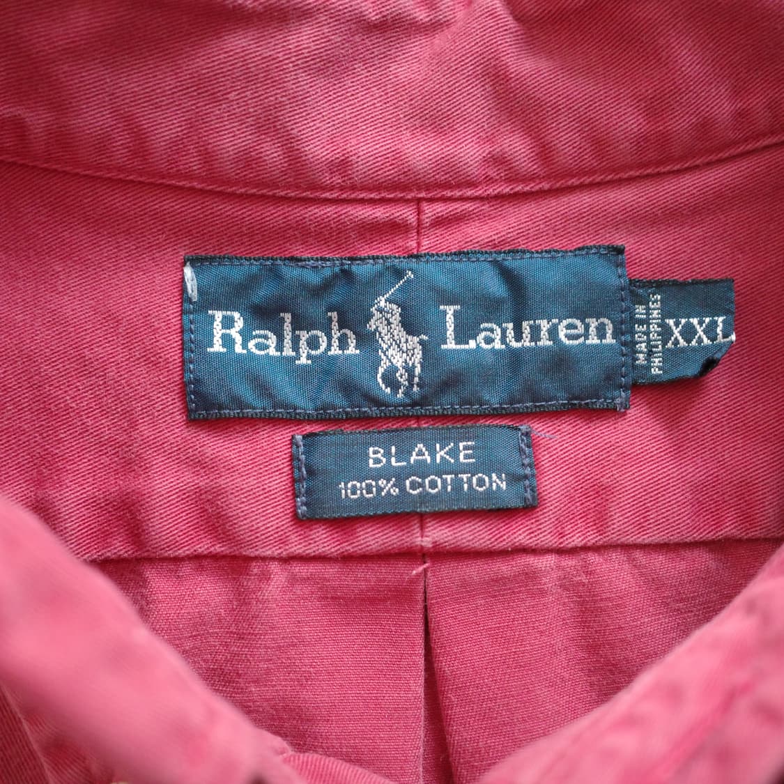 90s 폴로 랄프로렌 블레이크 남방 셔츠 XXL 상품이미지5