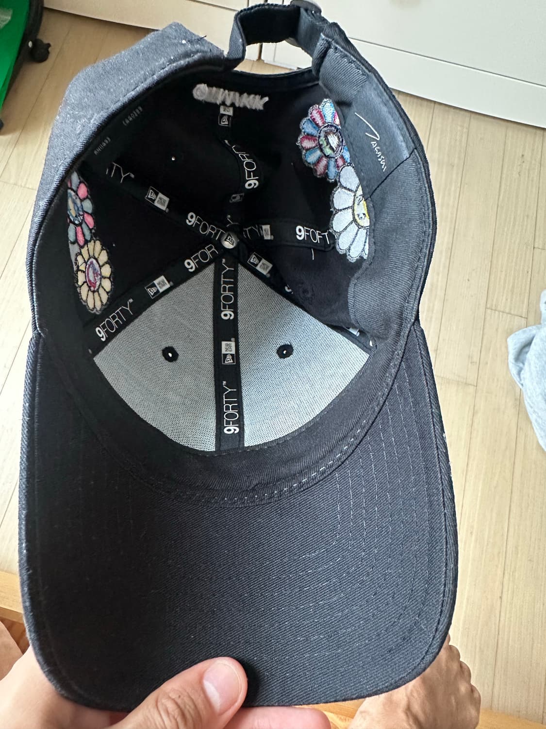 뉴에라 무라카미 타카시 오하나 올오버캡 블랙 상품이미지2