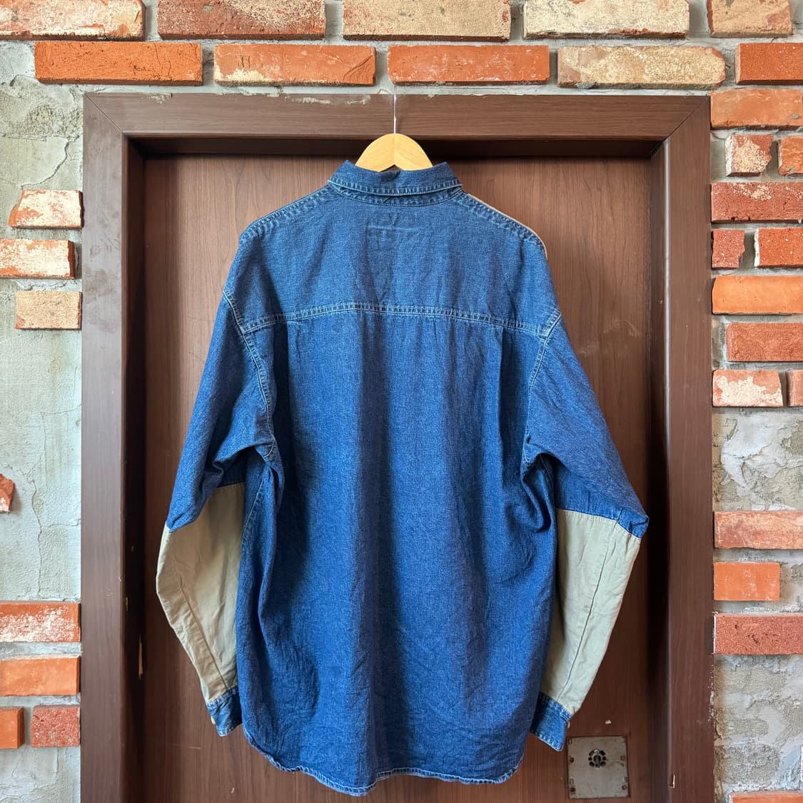 90S 콜럼비아 데님 헌팅셔츠 XL 상품이미지9