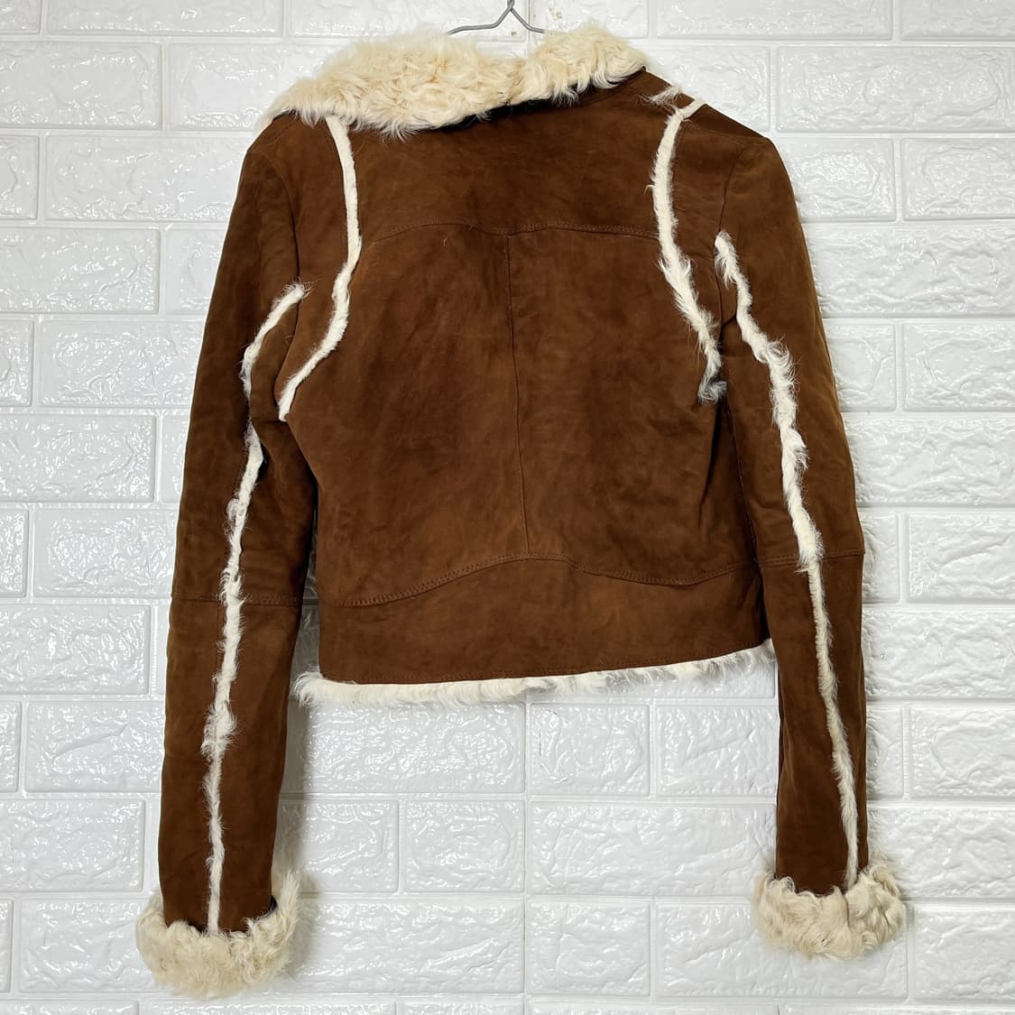 질스튜어트 리얼 무톤 양털자켓 S 상품이미지3