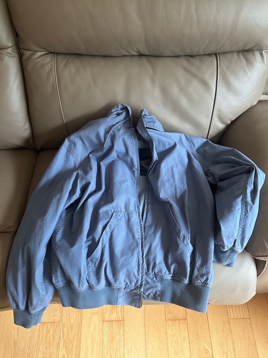 아웃스탠딩 빈티지 워싱 캔버스 후드 점퍼 M 상품이미지4