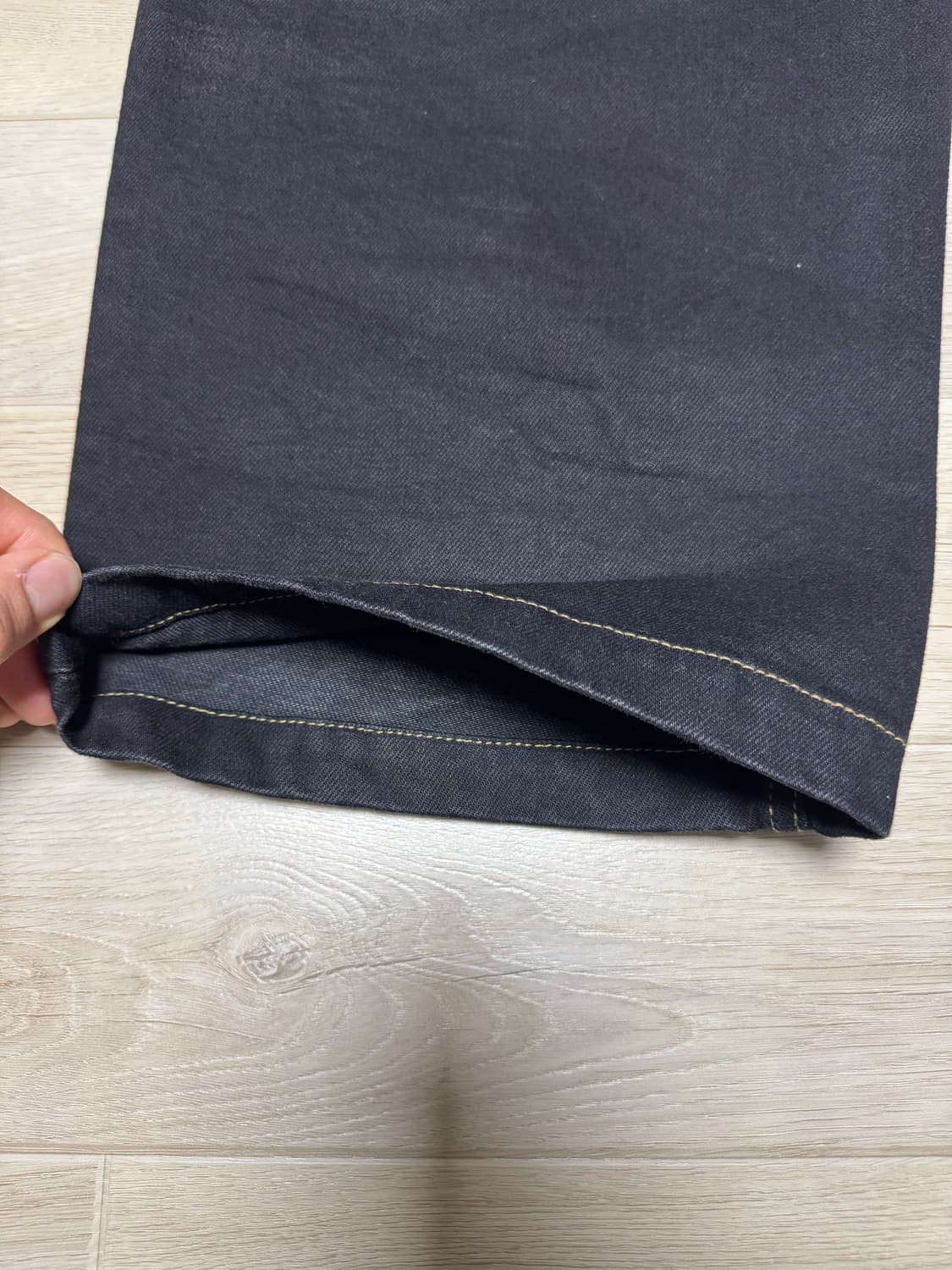 [M] 칼하트wip 브랜든 블랙 린스드 상품이미지4