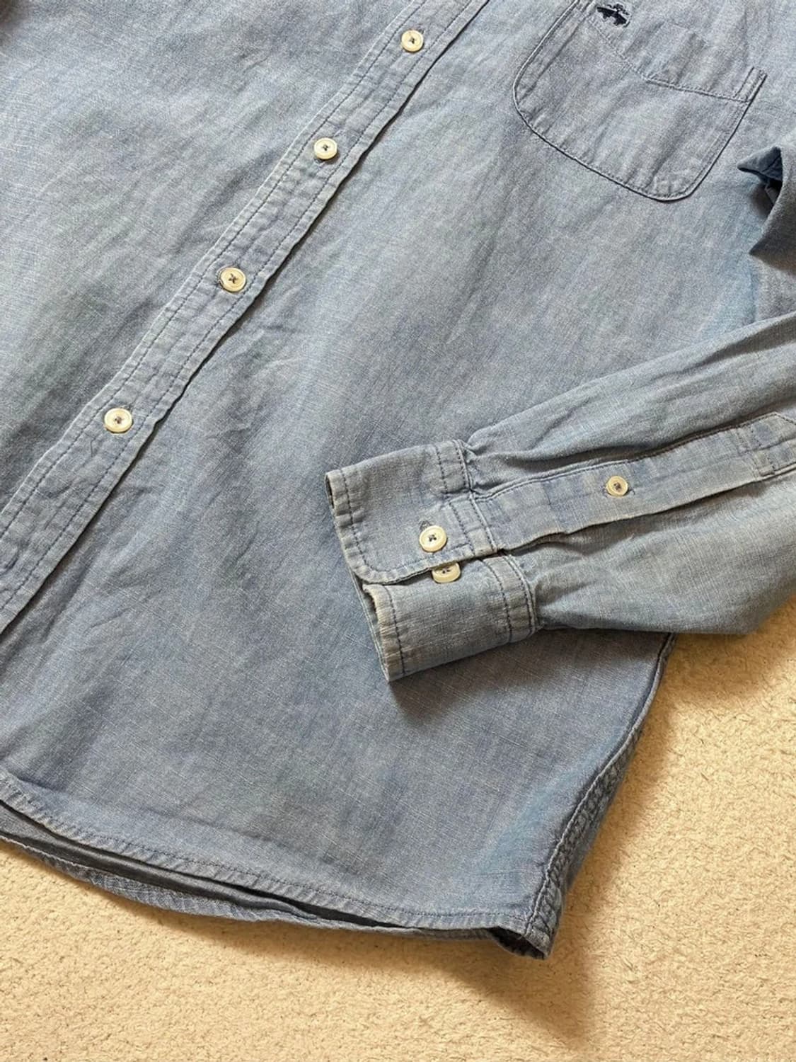 브룩스브라더스 로고 샴브레 데님 셔츠 PN7459 상품이미지5