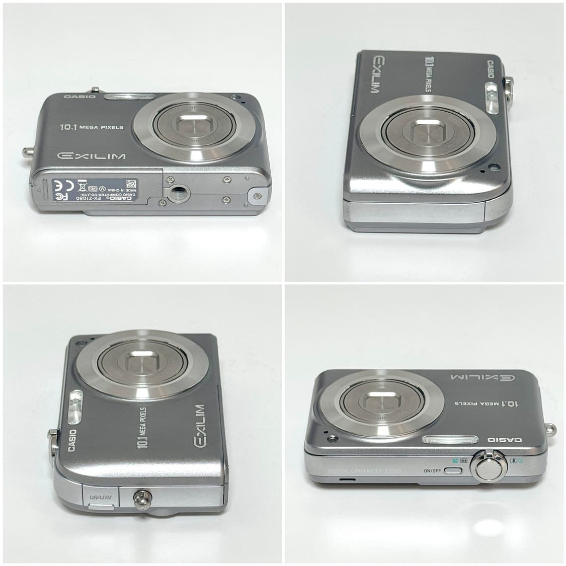 카시오 엑슬림 EX-Z1080 실버 빈티지디카 상품이미지3