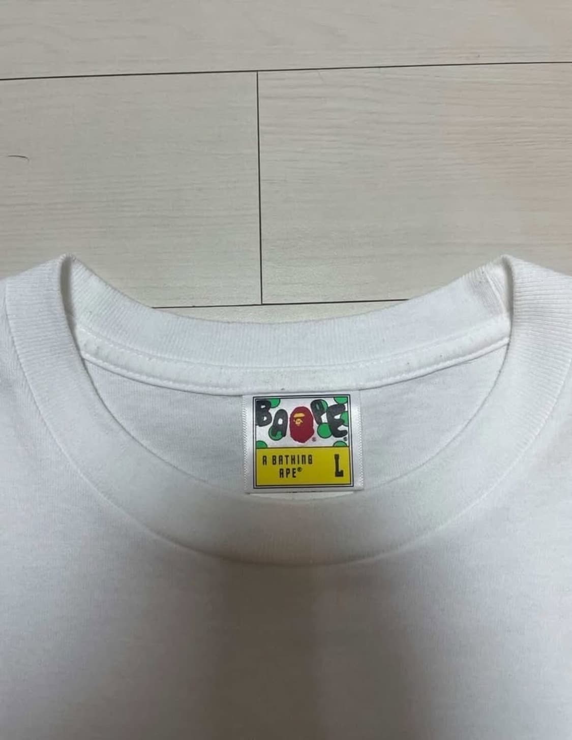 베이프 카모 티셔츠(L) 상품이미지4