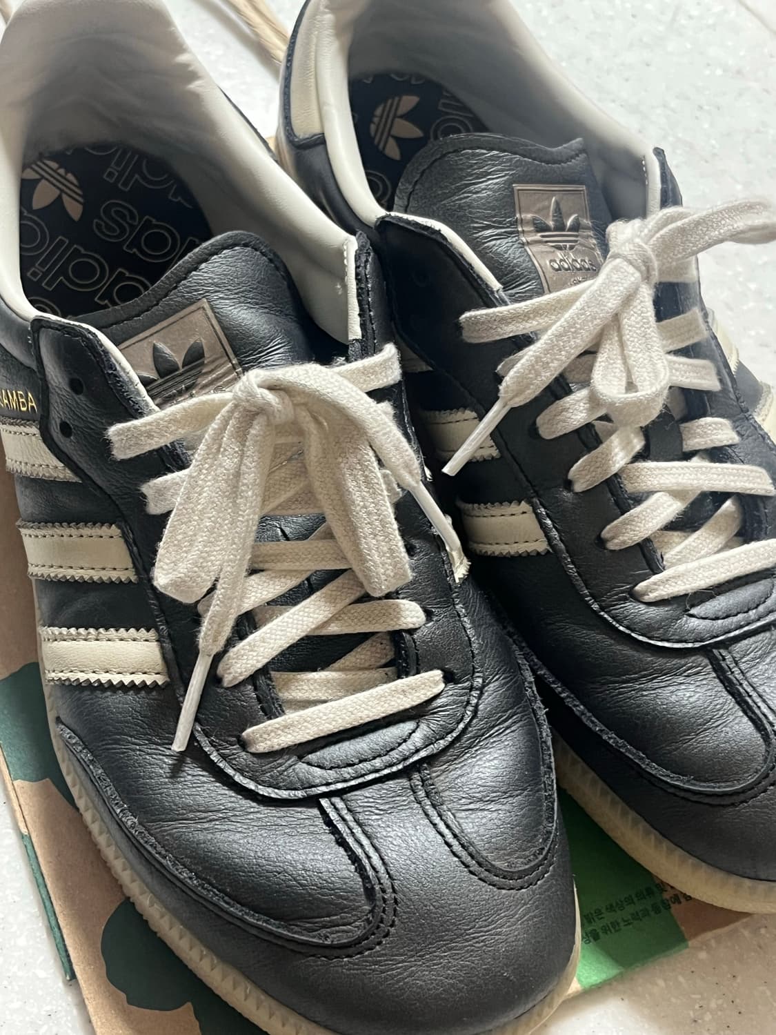 아디다스 삼바 OG W - 블랙:화이트:핑크 / IH8047 상품이미지2