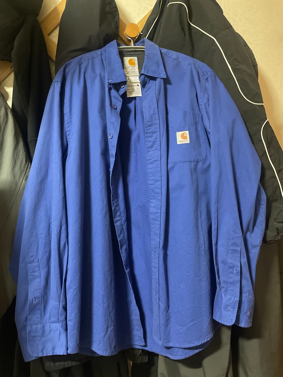칼하트 블루 셔츠 상품이미지2