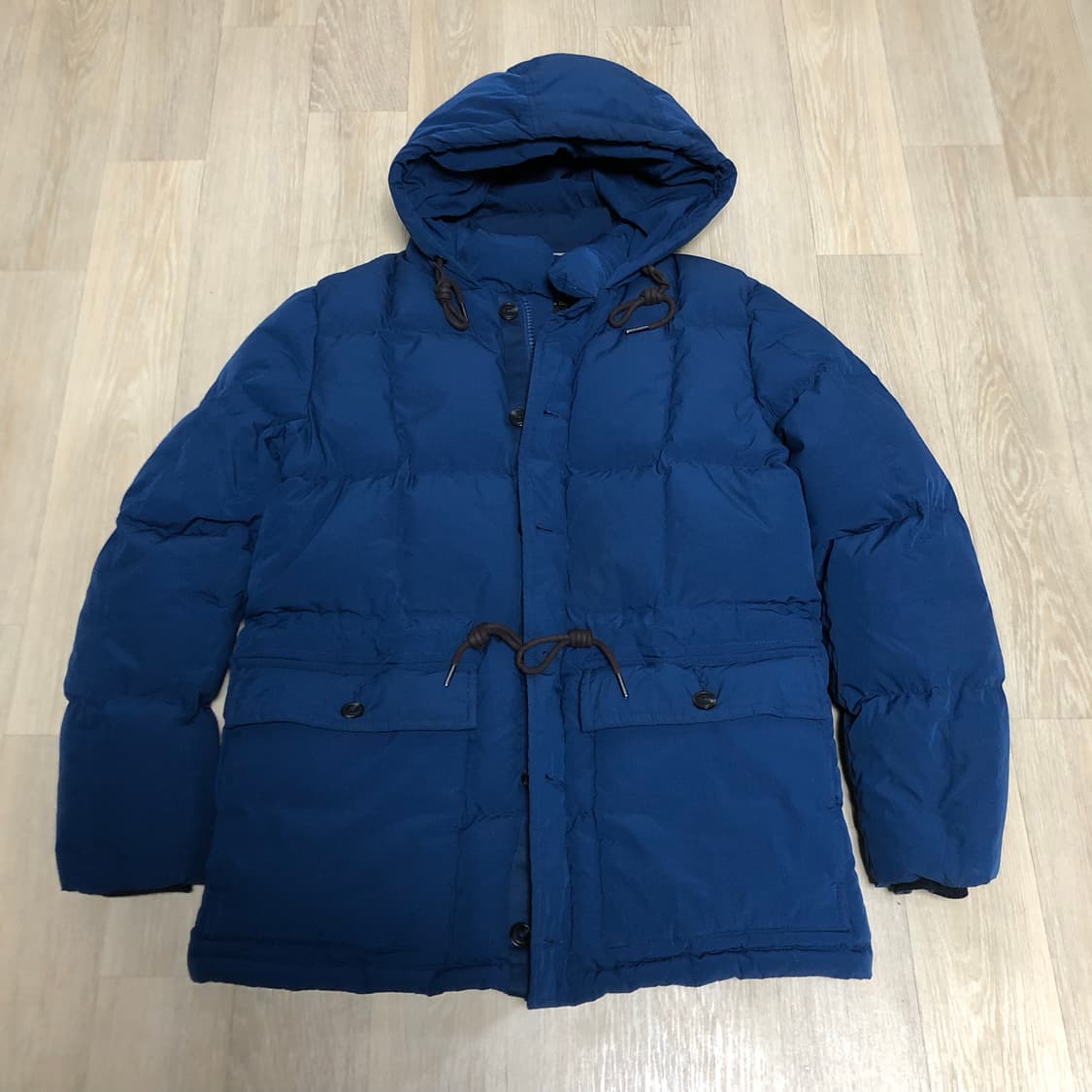 (M) 에디 바우어 EDDIE BAUER 카라코람 구스다운 패딩 파카 블 상품이미지1