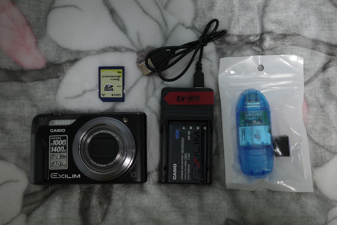 (액정 하자) 카시오 엑슬림 EX-H15 CASIO Exilm 블랙 디카 상품이미지6