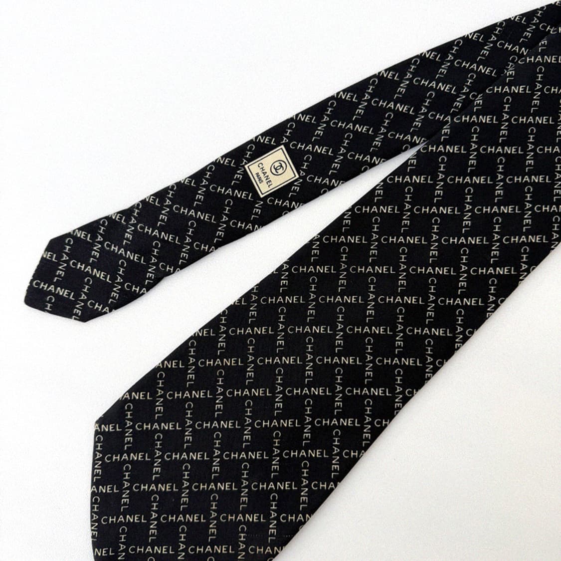 샤넬 빈티지 넥타이 (CHNEL 폰트 로고) 상품이미지3