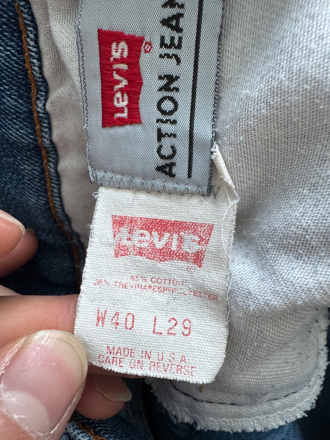 80s MADE IN USA 리바이스 액션진 상품이미지5