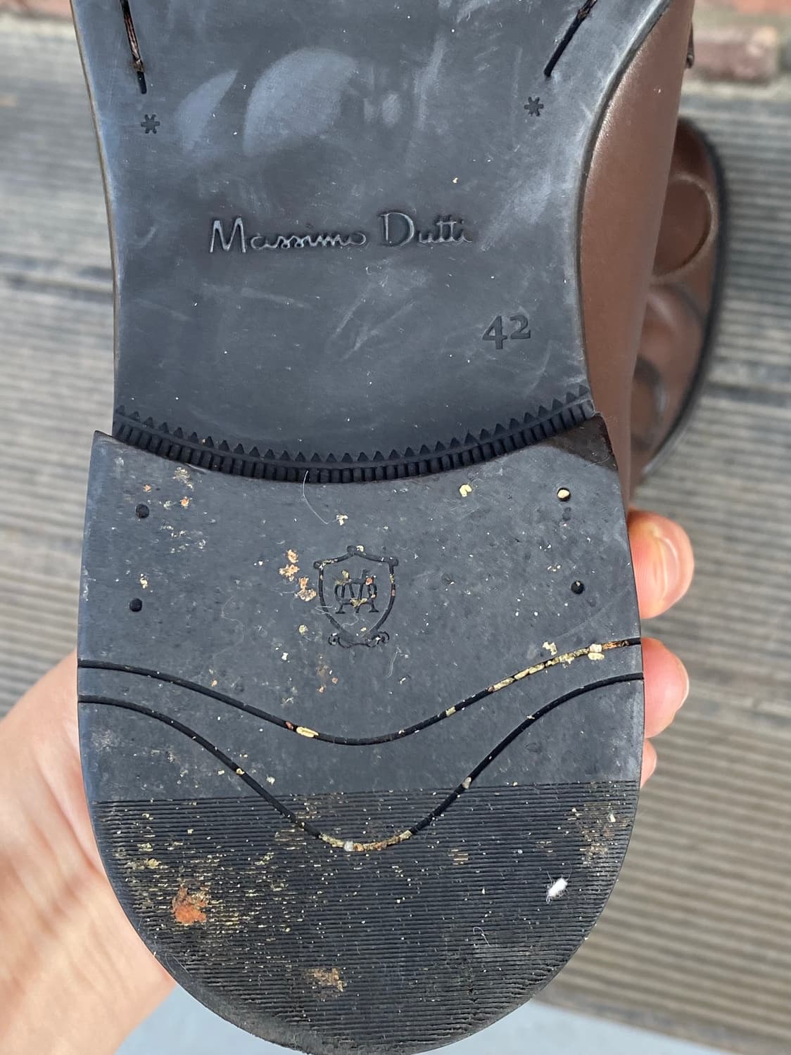 마시모두띠 남성 옥스포드화 구두 초쿄 브라운 42 상품이미지7