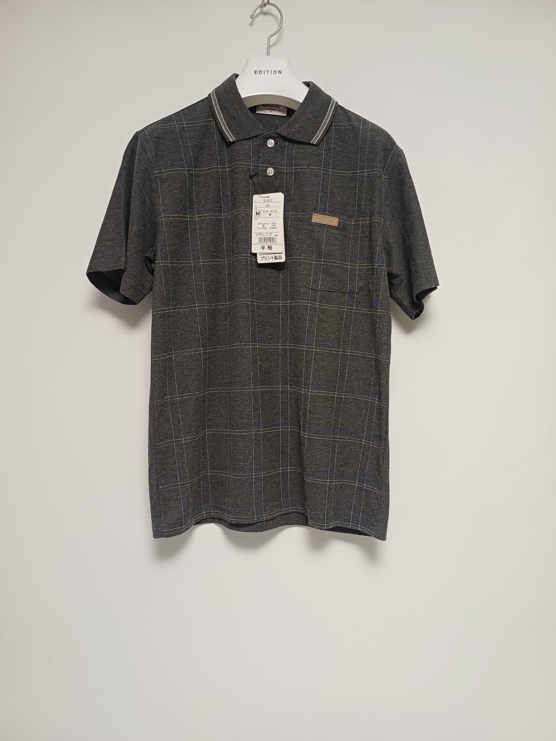 [새상품/J-Vintage] KENGROVE HOMME 라인 자카드 체크 상품이미지1