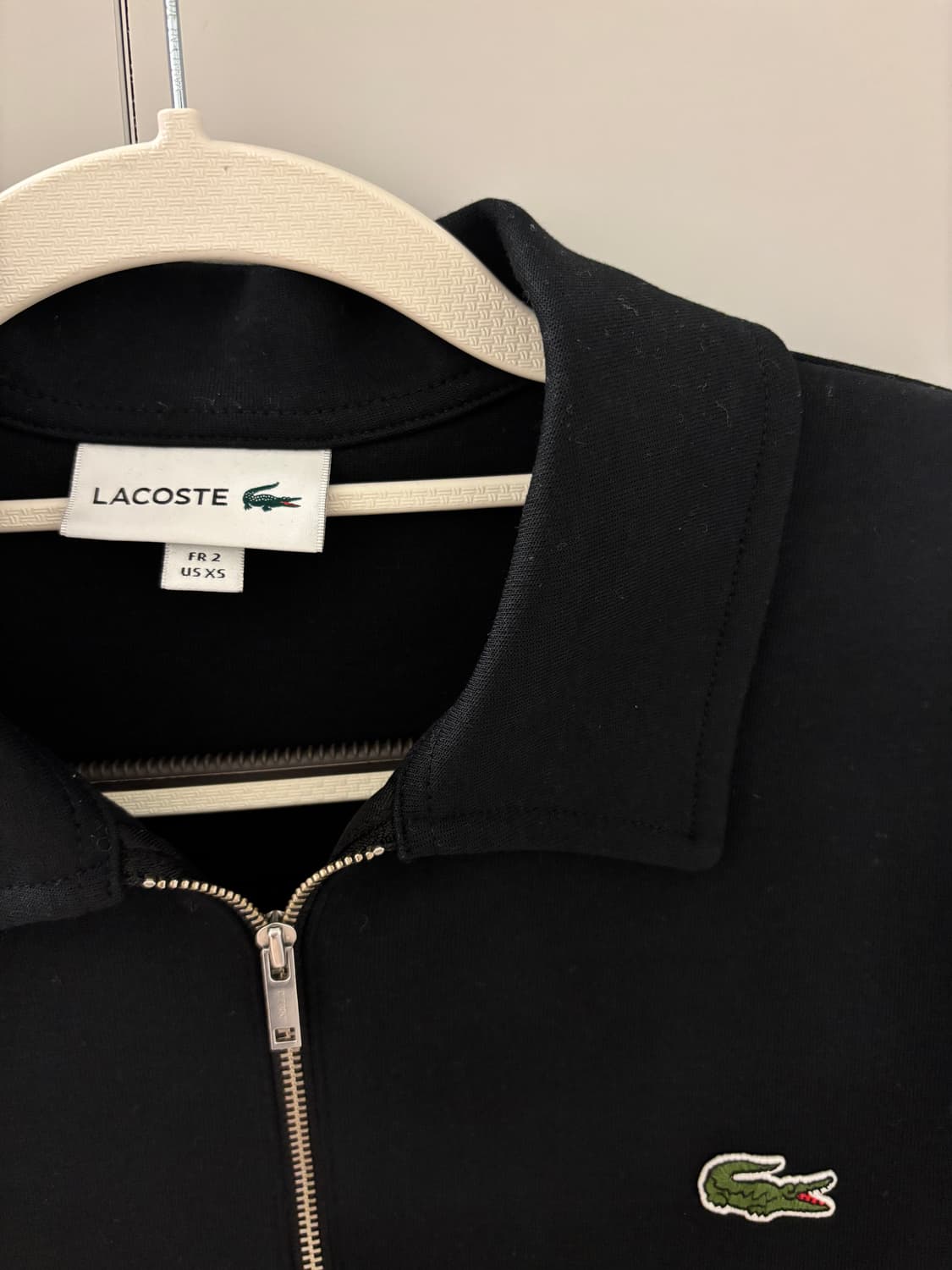 라코스테 카라 맨투맨 90 (xs) 블랙 상품이미지2