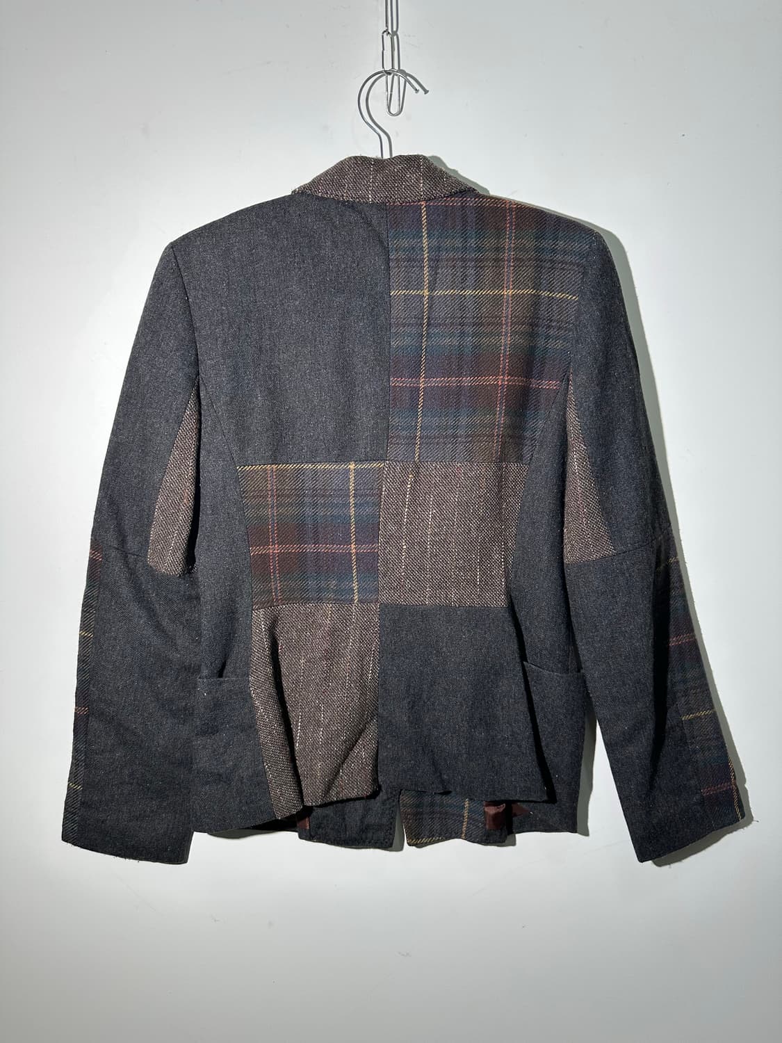 sfizio 울 패치워크 이태리 메이드 자켓 상품이미지5