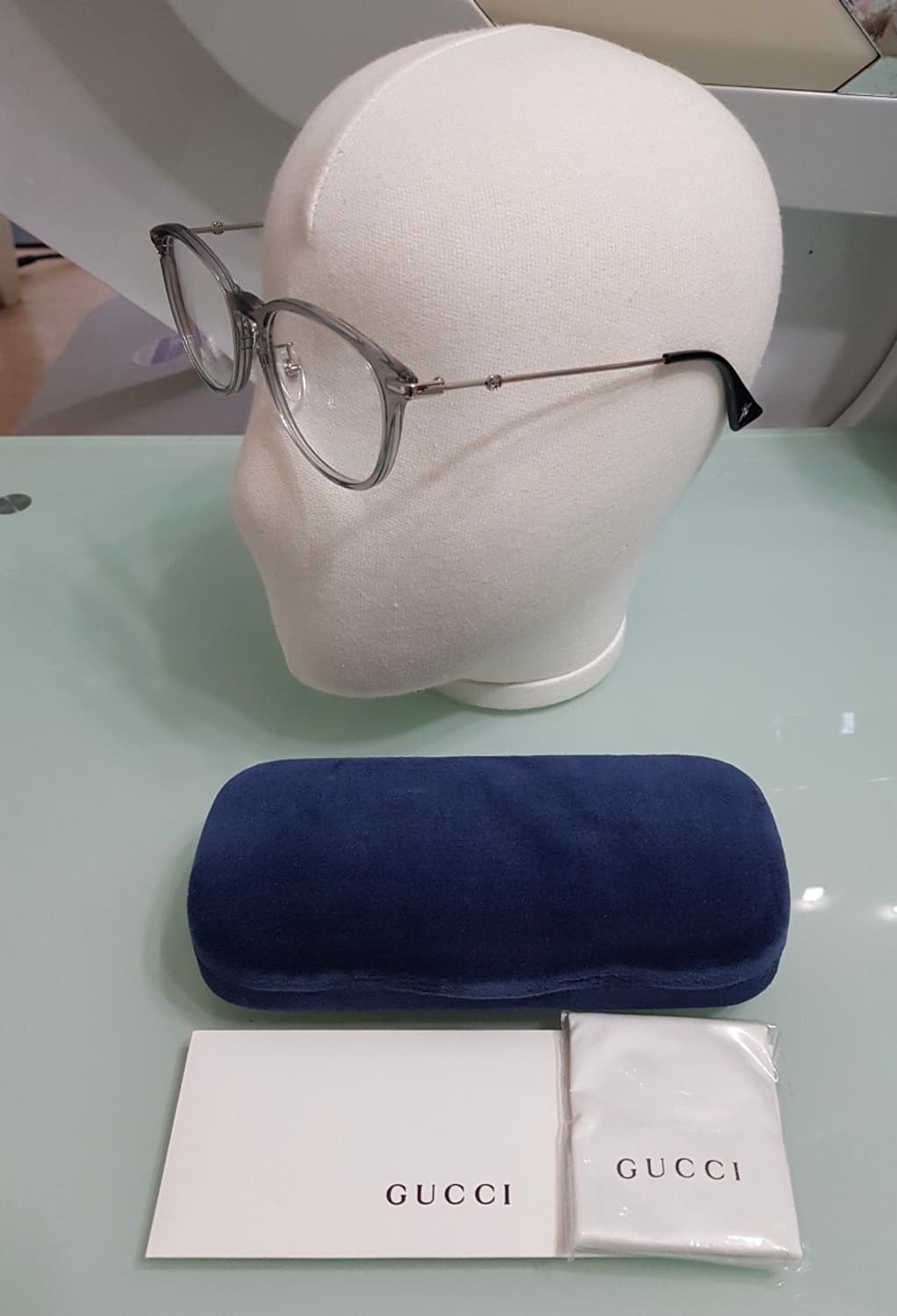 새상품 풀구성)구찌 클리어테 남녀안경테 상품이미지7