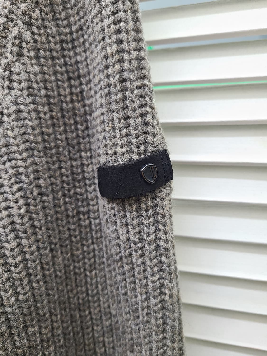 벤셔먼 램스울 숄카라 가디건 상품이미지3