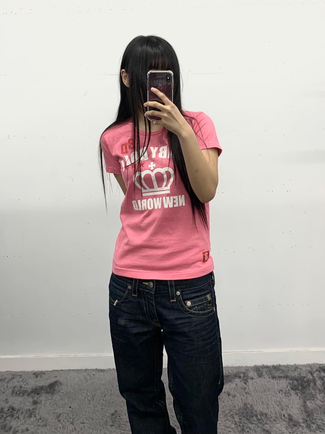 Baby doll 핑크 반팔티 상품이미지1