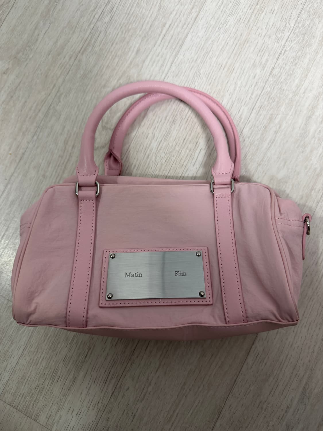 마뗑킴 베이비 스포티 토트백 연핑크 (초창기제품입니다) 상품이미지2