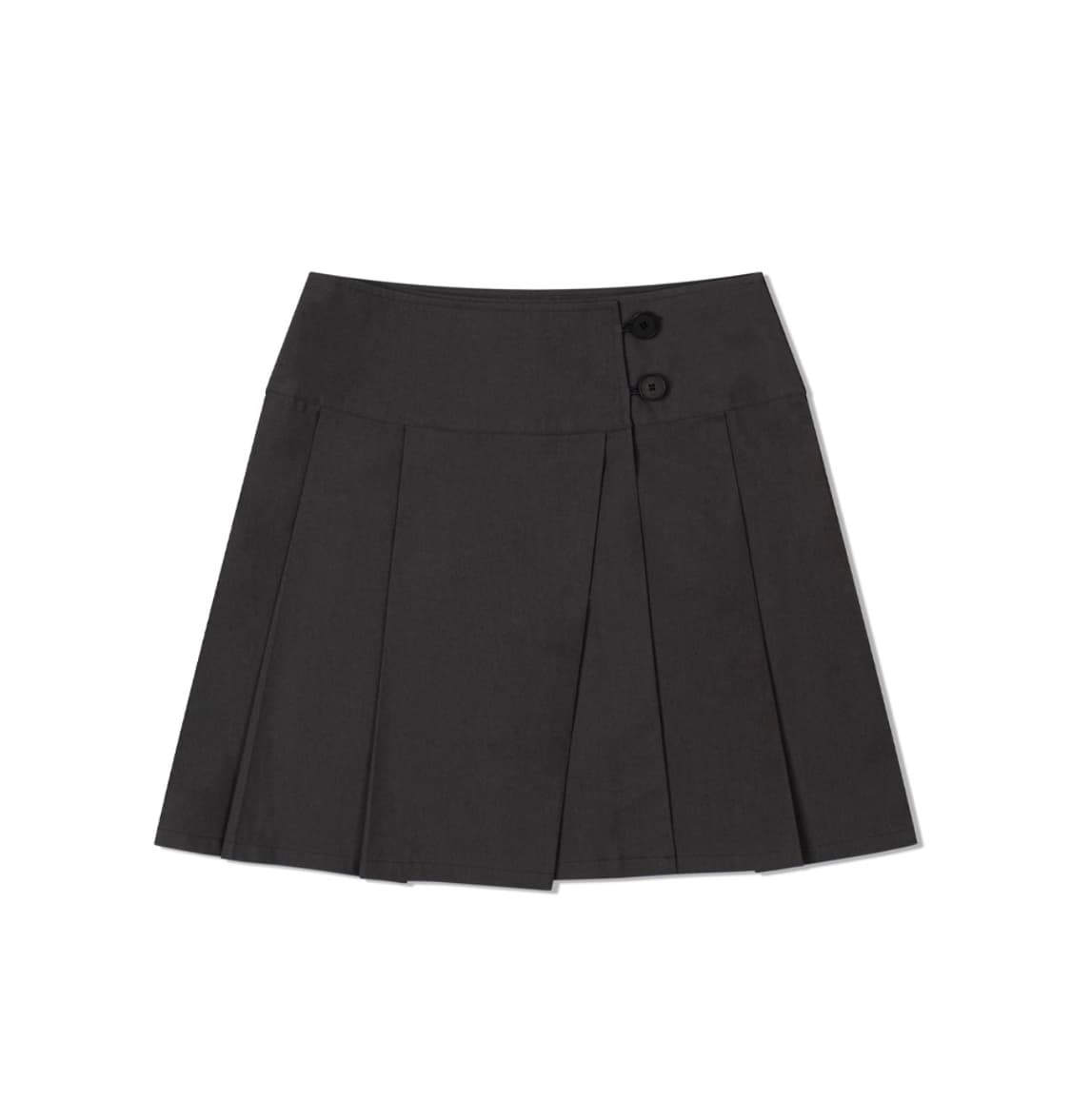 미세키서울 미디 랩 스커트 차콜 색상 1사이즈 판매 상품이미지1
