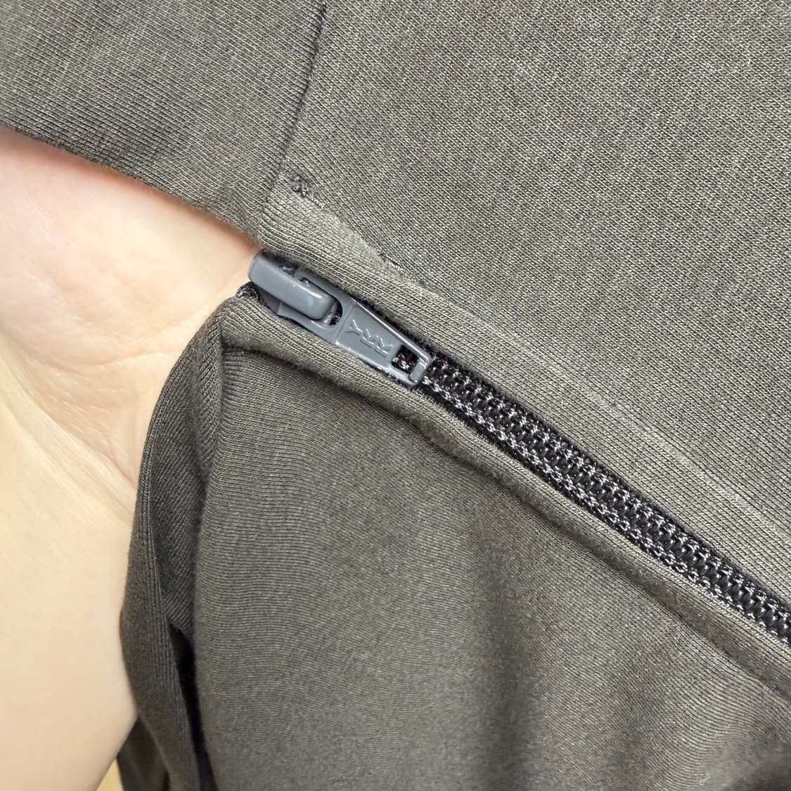 머듈 올리브 후드집업 3사이즈 상품이미지2