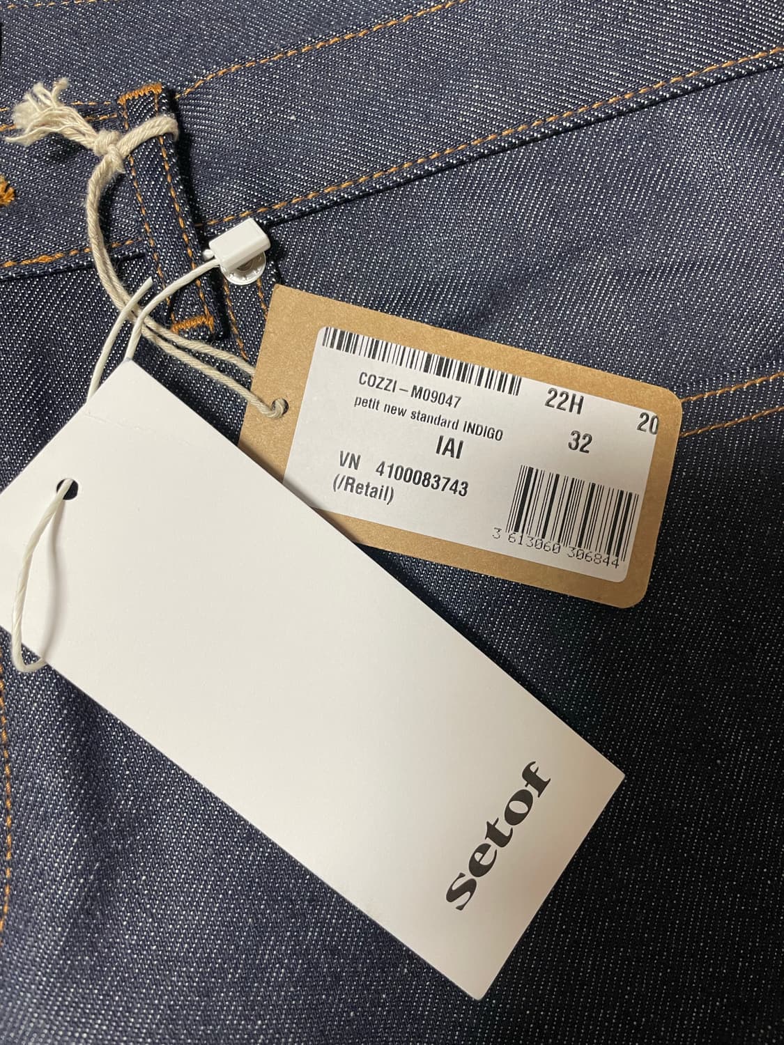 A.P.C. 아페쎄 쁘띠 뉴스탠다드 생지 진 32 새상품 상품이미지5