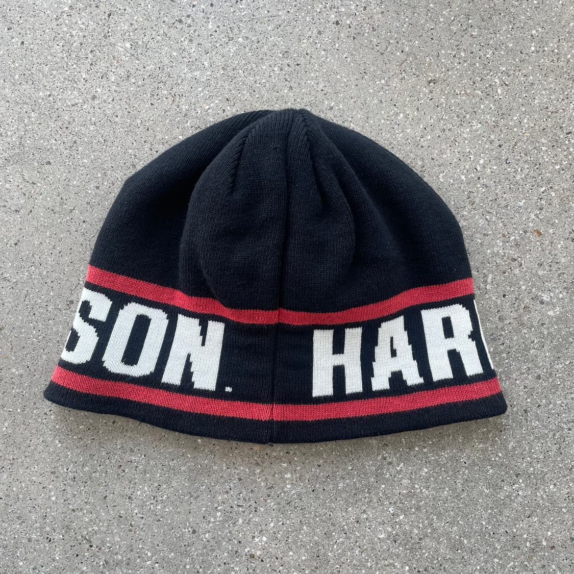 빈티지 할리 데이비슨 리버시블 비니 블랙 상품이미지2