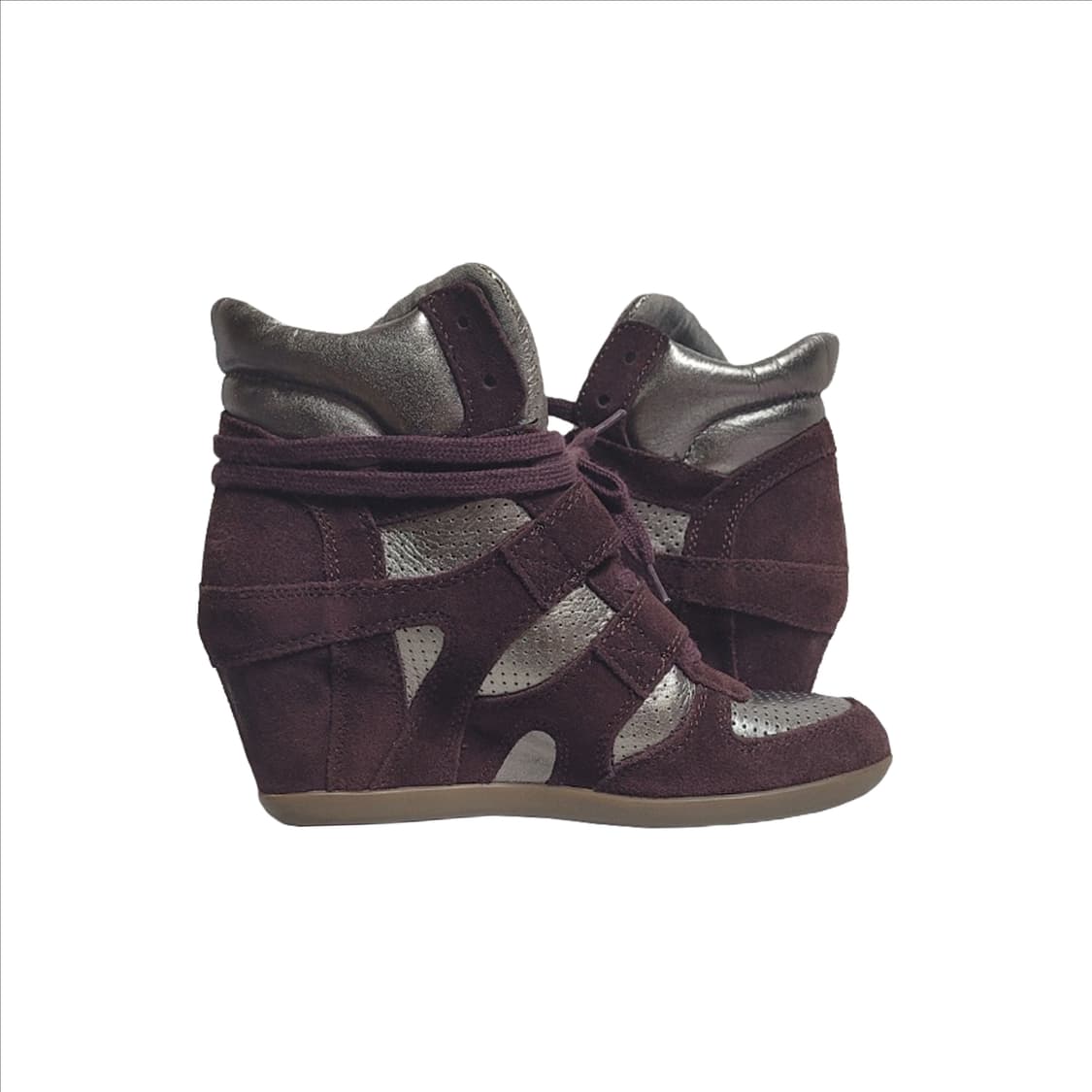 아쉬 ash 하이탑 웨지힐 버건디 39 250 255 상품이미지8