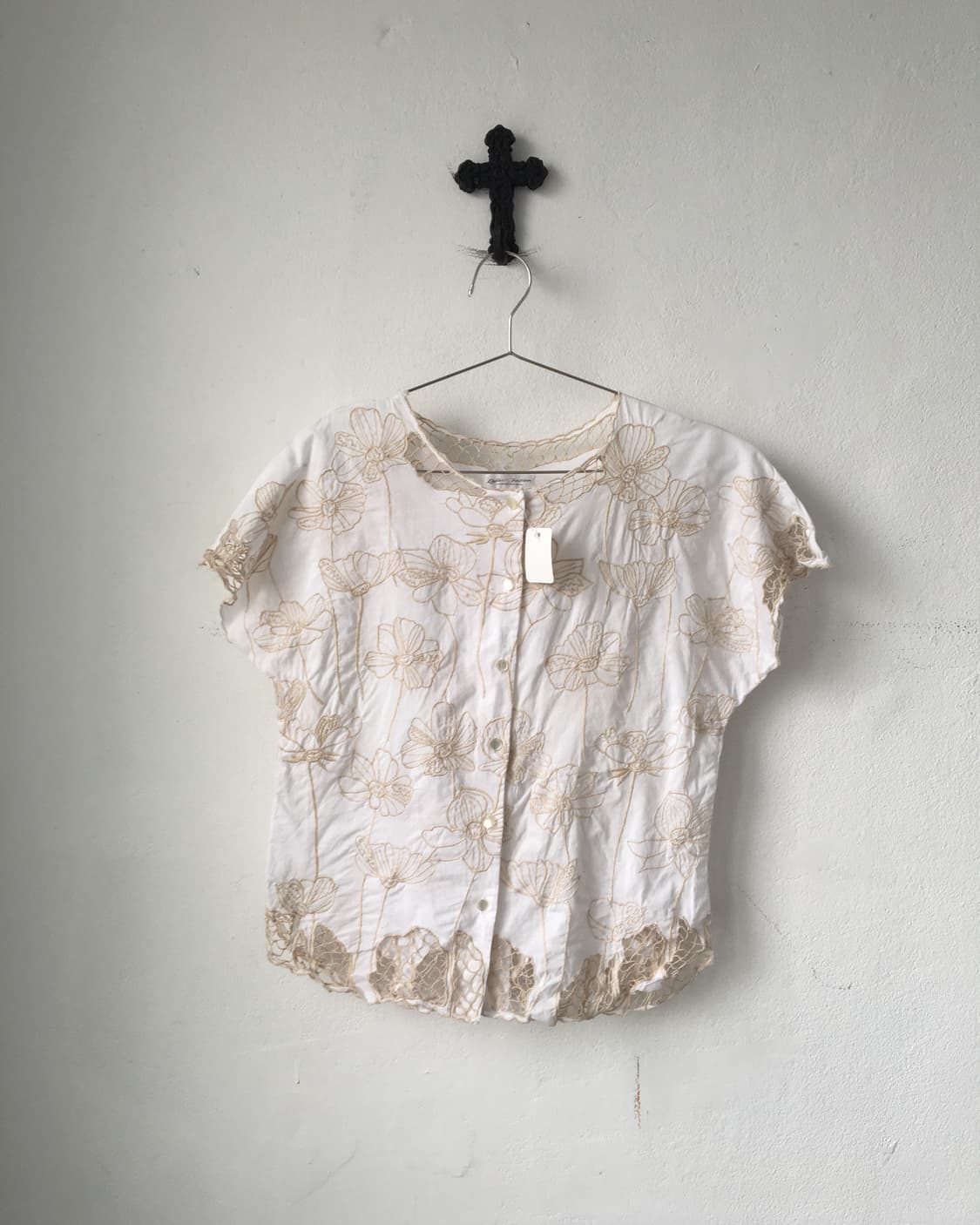 Embroidery pattern blouse 상품이미지2