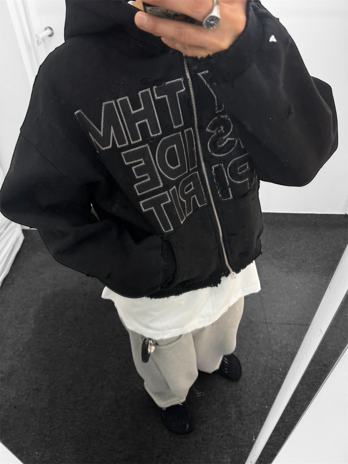 빈티지 후드집업(기모) 상품이미지10